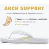 KuaiLu Flip Flops for Women with Arch Support Summer Beach Thong Sandals(All White)
