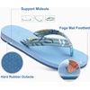 KuaiLu Flip Flops for Women with Arch Support Summer Beach Thong Sandals(Light Blue)