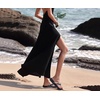 KuaiLu Flip Flops for Women with Arch Support Summer Beach Thong Sandals(Navy Blue)