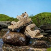KuaiLu Mens Hiking Sandals with Orthopedic Arch Support Footbed(Beige(camouflage))