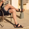 KuaiLu Mens Hiking Sandals with Orthopedic Arch Support Footbed(Khaki Black(camouflage))