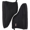 KuaiLu Mens Slippers Booties With Plush Lining Winter Warm House Shoes(All Black)