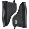 KuaiLu Mens Slippers Booties With Plush Lining Winter Warm House Shoes(Grey)