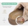 KuaiLu Womens Arch Support Slides Slippers Indoor Outdoor Casual Outfits(Beige)