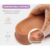 KuaiLu Womens Arch Support Slides Slippers Indoor Outdoor Casual Outfits(Khaki (Tip Dyeing))
