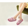 KuaiLu Womens Arch Support Slides Slippers Indoor Outdoor Casual Outfits(Lovely Pink (Tip Dyeing))