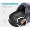 KuaiLu Womens Arch Support Slides Slippers Indoor Outdoor Casual Outfits(Vogue Black (Tip Dyeing))