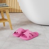 KuaiLu Womens Fashion Orthotic Slides Arch Support Slip On Walking Sandals(Hot Pink)
