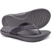 KuaiLu Womens Flip Flops Arch Support Yoga Mat Cushioned Thong Sandals(Elegant Grey)