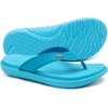 KuaiLu Womens Flip Flops Arch Support Yoga Mat Cushioned Thong Sandals(Pure Blue)