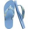 KuaiLu Flip Flops for Women with Arch Support Summer Beach Thong Sandals(Light Blue)
