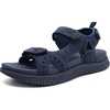 KuaiLu Mens Hiking Sandals with Orthopedic Arch Support Footbed(Dark Blue)