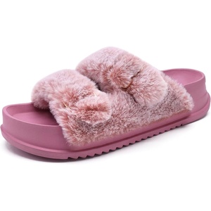 KuaiLu Womens Arch Support Slides Slippers Indoor Outdoor Casual Outfits(Lovely Pink (Tip Dyeing))