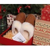 KuaiLu Womens Fuzzy Memory Foam Slippers Warm House Shoes Arch Support(Chestnut)