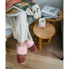 KuaiLu Womens Fuzzy Memory Foam Slippers Warm House Shoes Arch Support(Pink)