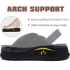 KuaiLu Womens Fuzzy Soft Platform Slippers with Arch Support Faux Fur(Plush Black)