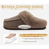 KuaiLu Womens Memory Foam Moccasin Slippers Plush House Comfy Warm Shoes(Light Brown)