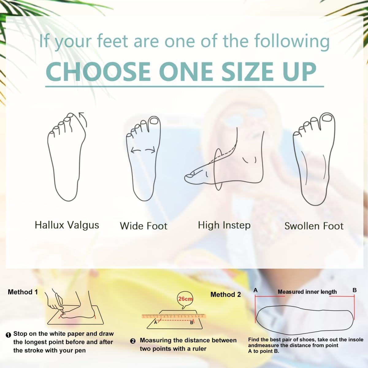 image:imageKuaiLu Casual Flip Flops for Women Lightweight Cushion Summer Beach SandalsLake Blue