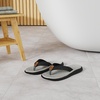 KuaiLu Casual Flip Flops for Women Lightweight Cushion Summer Beach Sandals(Grey)