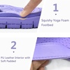 KuaiLu Casual Flip Flops for Women Lightweight Cushion Summer Beach Sandals(Purple)