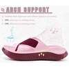 KuaiLu Flip Flops for Women with Arch Support Summer Beach Thong Sandals(Pink（go One Size Up）)