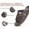 KuaiLu Gladiator Sandals for Women with Comfortable Arch Support(Brown (Go One Size Up))