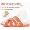 KuaiLu Gladiator Sandals for Women with Comfortable Arch Support(Orange (Go One Size Up))