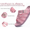 KuaiLu Gladiator Sandals for Women with Comfortable Arch Support(Pink (Go One Size Up))