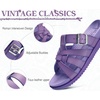 KuaiLu Gladiator Sandals for Women with Comfortable Arch Support(Purple (Go One Size Up))