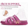 KuaiLu Gladiator Sandals for Women with Comfortable Arch Support(Rose (Go One Size Up))