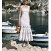 KuaiLu Gladiator Sandals for Women with Comfortable Arch Support(White (Go One Size Up))