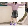 KuaiLu Womens Clog Sandals Comfortable Arch Support Chic Platform Slides(Purple(full Size Up))