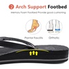 KuaiLu Womens Fashion Flip Flops Ladies Summer Beach Yoga Mat Thong Sandals(Deep Black)