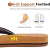KuaiLu Womens Fashion Flip Flops Ladies Summer Beach Yoga Mat Thong Sandals(Khakiblack)