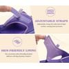 KuaiLu Womens Orthopedic Flip Flops Comfort Cushion Arch Support Sandals(Purple)