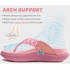 KuaiLu Womens Orthotic Flip Flops with Arch Support Cushion Recovery Sandal(Pure Pink)