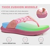 KuaiLu Womens Orthotic Flip Flops with Arch Support Cushion Recovery Sandal(Pure Pink)