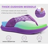 KuaiLu Womens Orthotic Flip Flops with Arch Support Cushion Recovery Sandal(Purple)