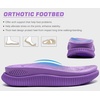 KuaiLu Womens Orthotic Flip Flops with Arch Support Cushion Recovery Sandal(Purple)