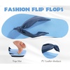 KuaiLu Womens Orthotic Flip Flops with Arch Support Yoga Mat Cushion Sandal(Blue)