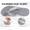 KuaiLu Womens Orthotic Flip Flops with Arch Support Yoga Mat Cushion Sandal(Grey)