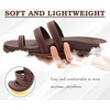 KuaiLu Womens Slides Sandals With Arch Support Comfort Plantar Fasciitis(Brown)