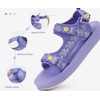 KuaiLu Womens Walking Sandals Comfortable Arch Support Summer Hiking Shoes(Lavender Purple)