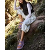 KuaiLu Womens Walking Sandals Comfortable Arch Support Summer Hiking Shoes(Lavender Purple)