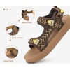 KuaiLu Womens Walking Sandals Comfortable Arch Support Summer Hiking Shoes(Tree Brown)