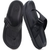KuaiLu Flip Flops for Womens Orthotic Platform Sandals with Arch Support(Black)