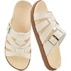 KuaiLu Gladiator Sandals for Women with Comfortable Arch Support(Cream (Go One Size Up))