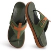 KuaiLu Womens Orthopedic Flip Flops Comfort Cushion Arch Support Sandals(Green Khaki)