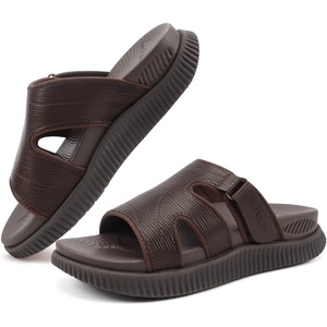 KuaiLu Womens Fashion Orthopedic Walking Thick Sandals Comfort Arch Support(Brown)