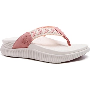 KuaiLu Womens Orthotic Flip Flops with Arch Support Cushion Recovery Sandal(Light Pink)